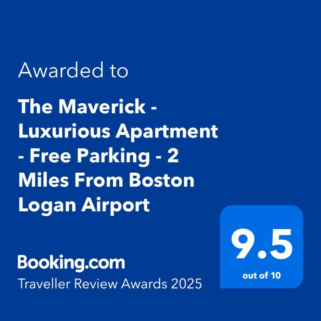 The Maverick - Luxurious Apartment - Free Parking - 2 Miles From Boston Logan Airport Chelsea Eksteriør billede